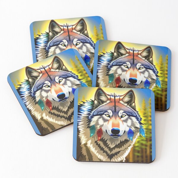Item preview, Spirit Wolf Guardian designed and sold by PeodeesCrazy.