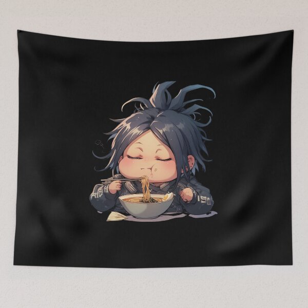 Item preview, Mukuro Ikusaba Danganronpa Anime Girl Kawaii Ramen Warm Soft Flavor Chibi Joy designed and sold by Raslbazola.
