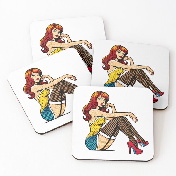 Item preview, Lichtenstein-Inspired Pop Art Print designed and sold by PinUpPizzazz.