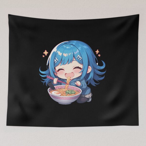 Item preview, Sayaka Maizono Danganronpa Anime Girl Kawaii Ramen Cute Bright Chibi Flavor designed and sold by Raslbazola.