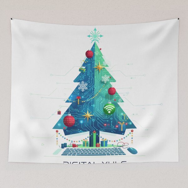 Item preview, Digital Yule: The Circuitry of Christmas designed and sold by Mind-Over-Mood.