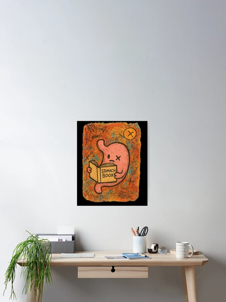 Stomach Book Abstract Character