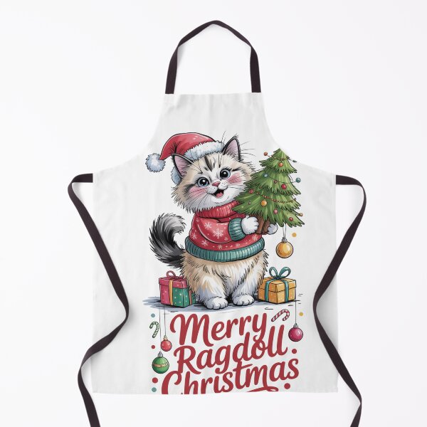 Item preview, Ragdoll cat merry Christmas Santa rich designed and sold by kaka8888.