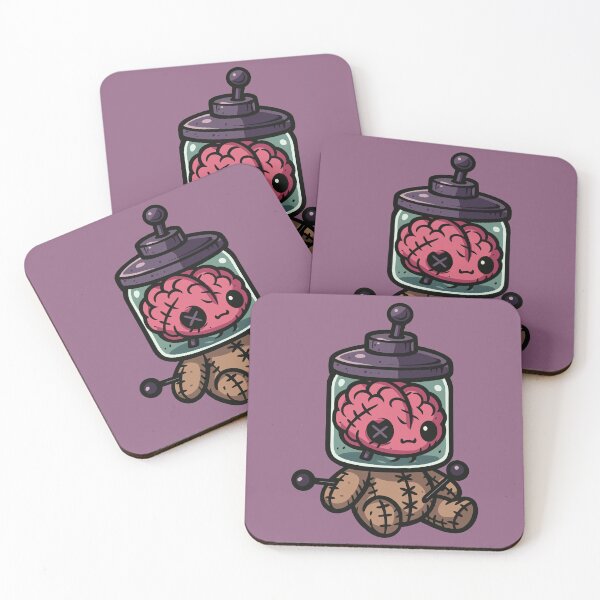 Item preview, Voodoo Doll Brain in a Vat designed and sold by Ghost on Toast.