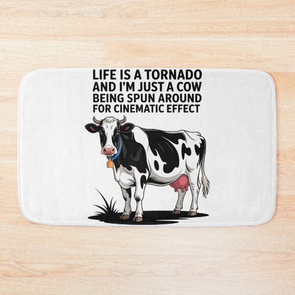 Item preview, Life Is a Tornado Cow Humorous designed and sold by RopboxRone.