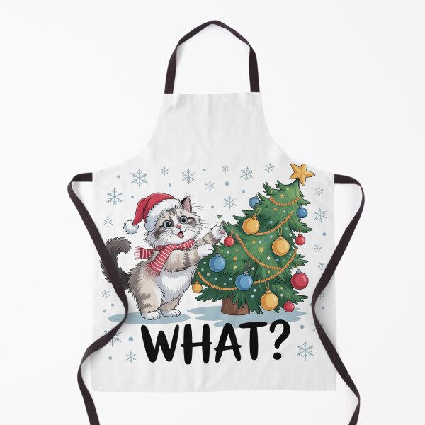 Item preview, Ragdoll cat merry Christmas Santa tree rich designed and sold by kaka8888.