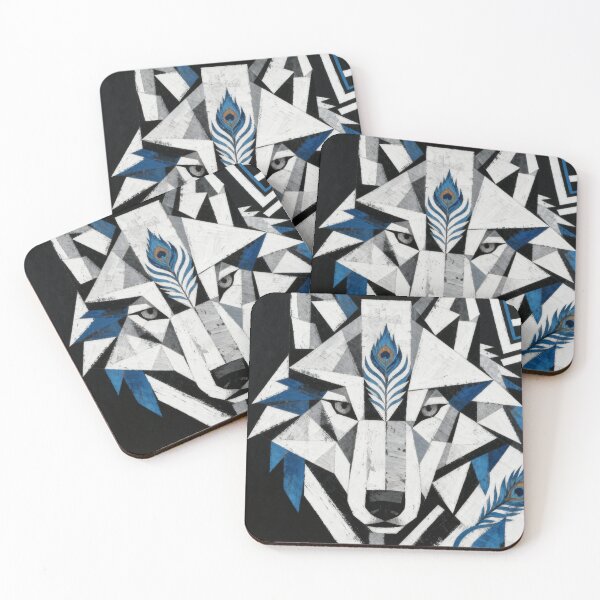 Item preview, Azure Guardian Beast - Abstract Chromatic Phantom #98 designed and sold by Simple Life & KAMOCHI.