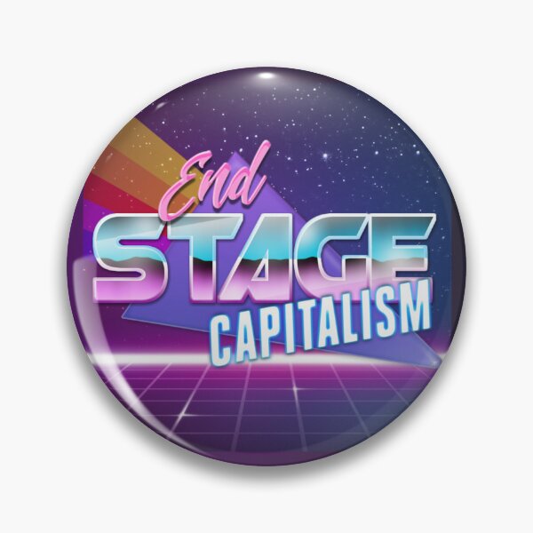 Item preview, End Stage Capitalism Vaporwave Tote Bag designed and sold by Dystopian Design.