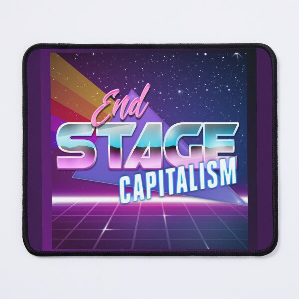 Item preview, End Stage Capitalism Vaporwave Tote Bag designed and sold by Dystopian Design.
