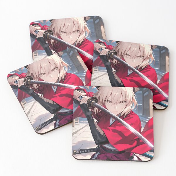 Item preview, Sakura Saber Bold Okita Souji Fate Grand Order Sakura Village Samurai Anime Girl Waifu Presence designed and sold by Raslbazola.