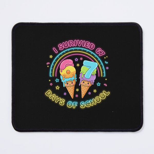 Item preview, I Survived 67 Days Of School Funny Six Seven Meme Ice Cream designed and sold by MOHITSALVI.