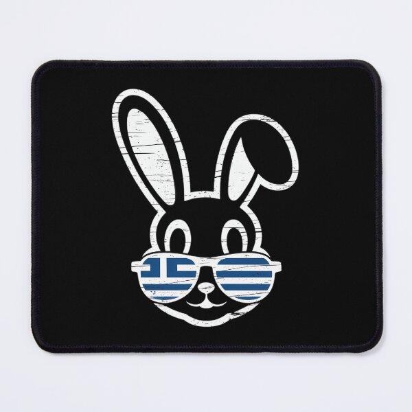 Item preview, Bunny Ears Sunglasses Funny Easter 2026 Greece Flag Greek designed and sold by ValerieRodrigue.