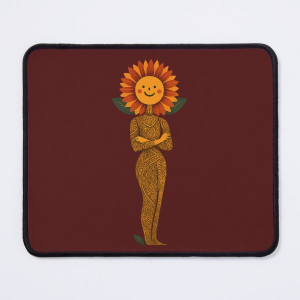 Item preview, Floral Henna Goddess designed and sold by The Daily Sketchbook .