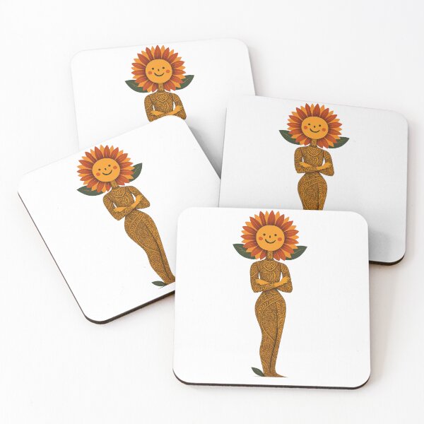 Item preview, Floral Henna Goddess designed and sold by The Daily Sketchbook .
