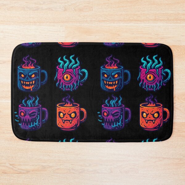 Item preview, Creepycore Coffee Monster - Coffee Addiction Graphic designed and sold by SpokeBender.