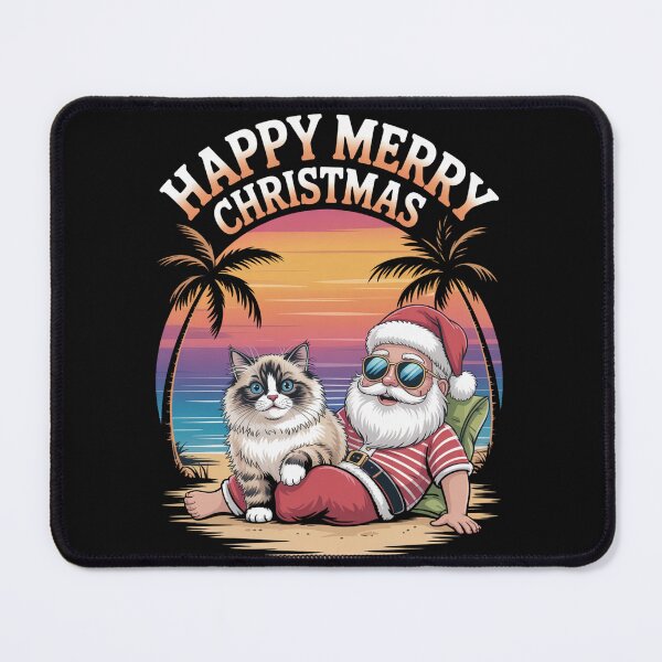 Item preview, Ragdoll cat merry Christmas Santa rich designed and sold by kaka8888.