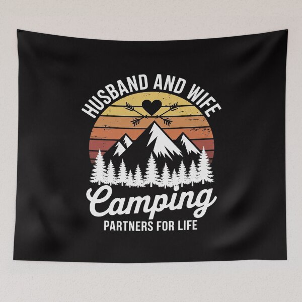 Item preview, Husband And Wife Camping Partners For Life Gift Camper designed and sold by Silicula.
