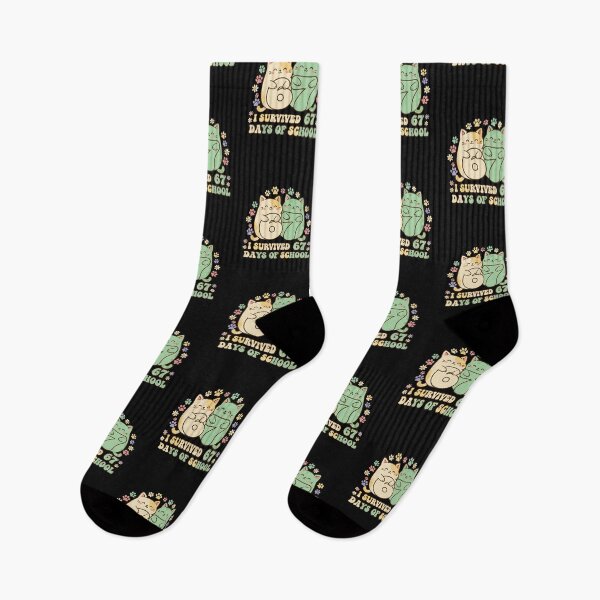 Item preview, I Survived 67 Days Of School Funny Six Seven Teacher Student designed and sold by MOHITSALVI.