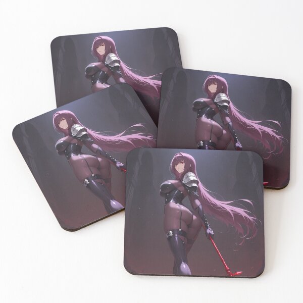 Item preview, Lancer Serene Scathach Sukasaha Fate Grand Order Waifu Festival Anime Girl Evening Glow designed and sold by Raslbazola.