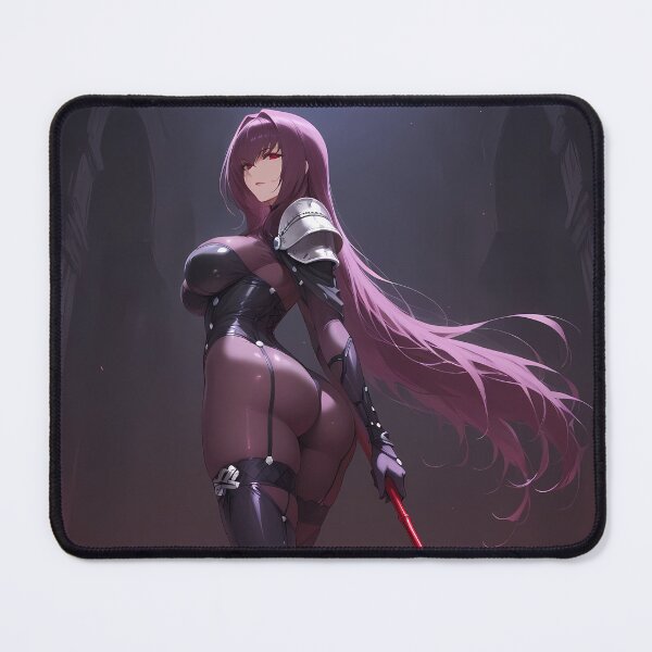 Item preview, Lancer Serene Scathach Sukasaha Fate Grand Order Waifu Festival Anime Girl Evening Glow designed and sold by Raslbazola.
