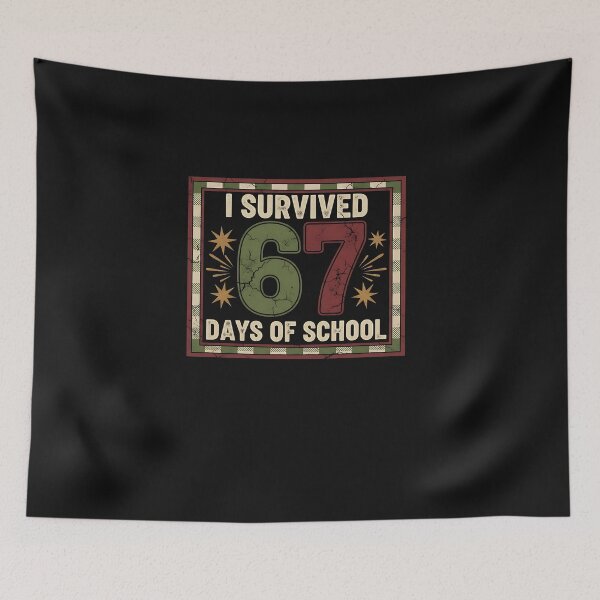Item preview, I Survived 67 Days Of School Funny Six Seven Teacher Student designed and sold by MOHITSALVI.