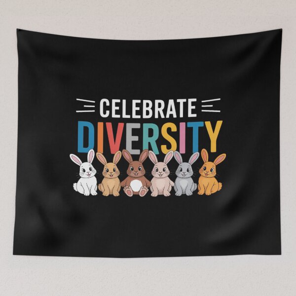 Item preview, Celebrate Diversity - Rabbit Lover Zookeeper Bunny Breeder designed and sold by ValerieRodrigue.