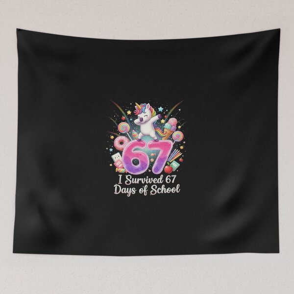 Item preview, I Survived 67 Days Of School Funny Six Seven Teacher Student  designed and sold by MOHITSALVI.
