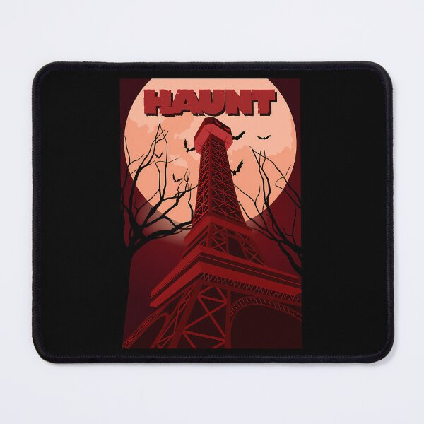 Item preview, Eiffel Tower Haunt Moon Red designed and sold by AnvitaBolyard.