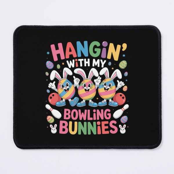 Item preview, Hangin' With My Bowling Bunnies Three Cute Bunny Eggs Player designed and sold by ValerieRodrigue.