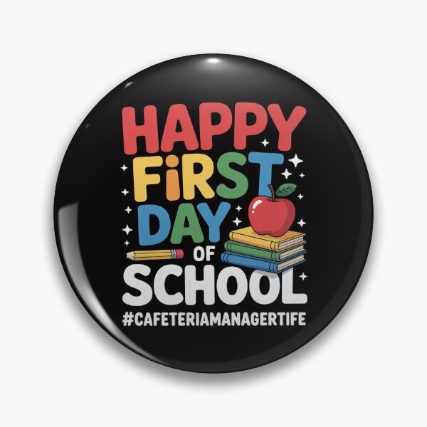 Artikelvorschau, Alles Gute zum ersten Schultag! – Leben des Cafeteria-Managers entworfen und verkauft von Silicula.