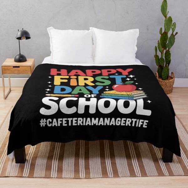Item preview, Happy First Day Of School Cafeteria Manager Life designed and sold by Silicula.