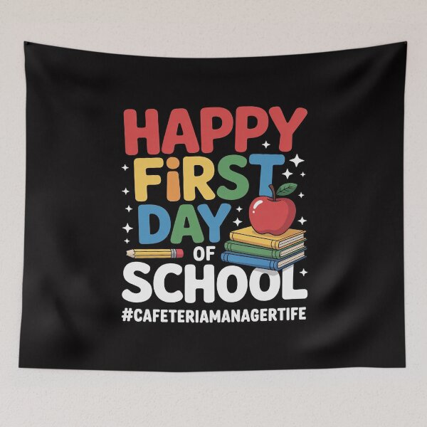 Item preview, Happy First Day Of School Cafeteria Manager Life designed and sold by Silicula.