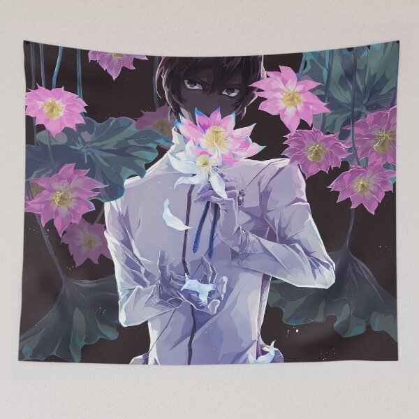 Item preview, Arjuna Fate Grand Order Celestial Fantasy Blue Lotus Epic Archer Floral designed and sold by Raslbazola.