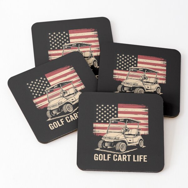 Item preview, Golf Cart Life Men Women Kids American Flag Dad designed and sold by Silicula.