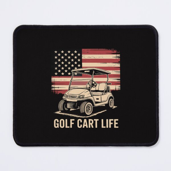 Item preview, Golf Cart Life Men Women Kids American Flag Dad designed and sold by Silicula.