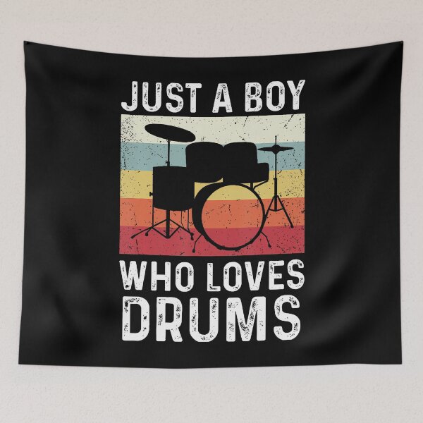 Item preview, Just A Boy Who Loves Drums designed and sold by KristinTara.