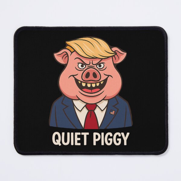 Item preview, Quiet Piggy Parody Scene With Bold Humorous Energy designed and sold by rosebaymen.