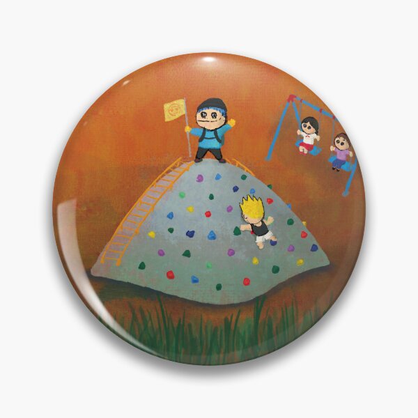 Item preview, Playground Everest Expedition - Funny Retro Hiking Parody designed and sold by Dot-Tak89.