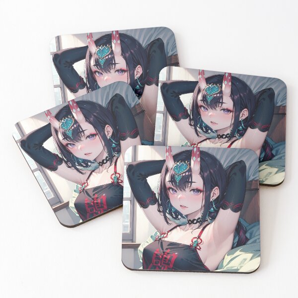 Item preview, Assassin Shuten Douji Fate Grand Order Anime Girl Waifu Oni Fantasy Bedroom Glow designed and sold by Raslbazola.