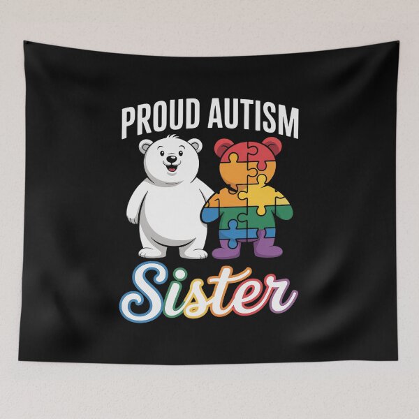 Item preview, Proud Autism Sister Brother Son Daughter Autistic  designed and sold by ReadySide.