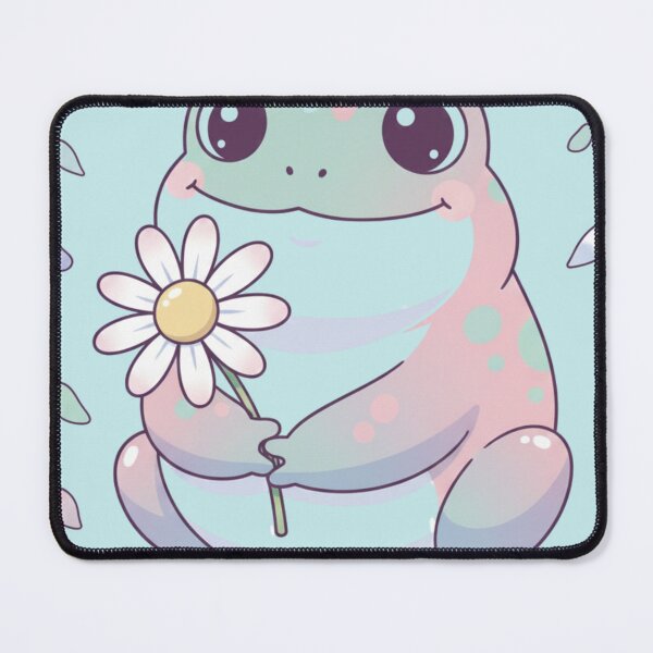 Item preview, Cute Pastel Frog Holding a Daisy designed and sold by ZP-Designs.
