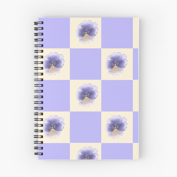 Item preview, Checkered pansy pattern designed and sold by MotleyCrafts.