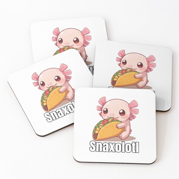 Item preview, Snaxolotl Axolotl Eating Taco designed and sold by Pikalot.