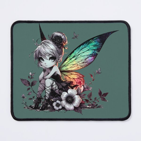 Item preview, Rainbow Stained Glass Fairy Wings Tink designed and sold by AlyssMirinArt-.