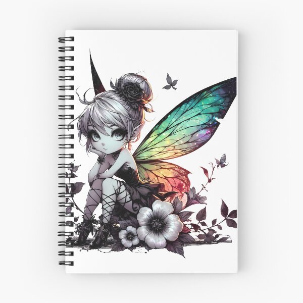 Item preview, Rainbow Stained Glass Fairy Wings Tink designed and sold by AlyssMirinArt-.