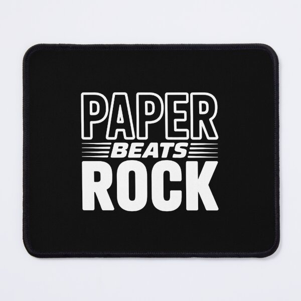 Item preview, paper beats rock designed and sold by thelmajohns.