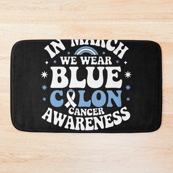 Item preview, In March We Wear Blue Colorectal Colon Cancer Awareness designed and sold by AvagondaMind.