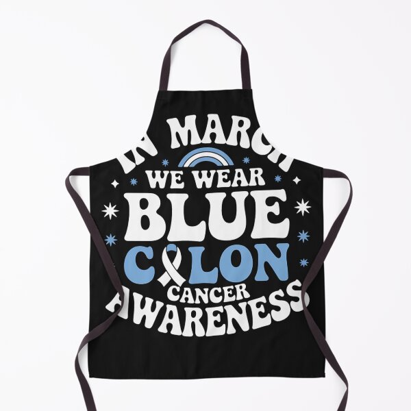 Item preview, In March We Wear Blue Colorectal Colon Cancer Awareness designed and sold by AvagondaMind.