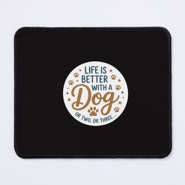 Item preview, Dog Lover, Life is Better with A Dog Or Two Or Three designed and sold by GalaFunny.