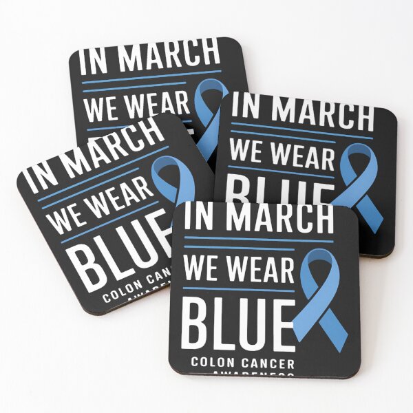 Item preview, In March We Wear Blue For Colon Cancer Awareness designed and sold by AvagondaMind.